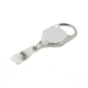 Key-Bak Retract-A-Badge ID Carabiner 25-Pack Retractable Reel w/ 36in Cord, Twist-Free Vinyl ID Strap, White 0200-746