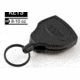 Key-Bak S48-K Locking Retractable Reel, 48in Kevlar Cord, Polycarbonate Case, Steel Belt Clip, 8oz Retraction, Oversized Split Ring, Black 0S48-803