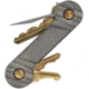 KeyBar KeyBar Carved Titanium, 3.5 overall, Carved handle, TKB-HLFCRVD-PLN