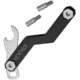 KeyDisk KeyDisk Mini Onyx, 3in Overall, Comes With 10 Rubber Spacers And A Set Of Extenders, Bottle Opener/Key Fob Attachment, SS Screws, Capacity 8 Keys, KYD001