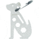 KeyGear Critter Multi-Tool, Mutt 50-KEY0493, Silver 50-KEY0493