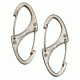 KeyGear Dual Carabiner 1.0,2-Pack,Silver 50-KEY0107-02