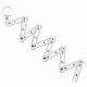 KeyGear Folding Ruler,White 50-KEY0038-10