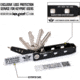 Keyport Pivot Outdoor Bundle, Red, PVT1-BNDL-OUTD-RD
