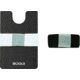 KeySmart BOGUI Slip Wallet, for Eight Cards, Aluminum Construction, Black/White, BG201R-BLACK