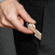 KeySmart KeySmart Leather Compact Key Holder, Tan, KS019-TAN-LEA