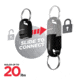 KeySmart MagConnect Pro Locking Magnetic Quick Connect, Black, KS847-BLK