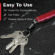 KeySmart MagConnect Pro Locking Magnetic Quick Connect, Black, KS847-BLK