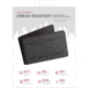 KeySmart Urban Union Passport Wallet, Black, KS838-BLK