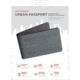 KeySmart Urban Union Passport Wallet, Grey, KS838-GRY