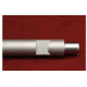 KIDD Innovative Design Fluted 18 Inch Match Stainless Steel Bull Barrel Bead, Blasted, Silver, 22BRL-SS-F-18-BB