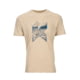 Kifaru Trout Icon T-Shirt - Men's, Oatmeal, Small, KWT-TRT-OAT-SM