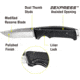 Kilimanjaro Gear Allatro Assisted Open Folding Knife,3.6in, Black G10 Handle,Plain Blade KJ910116