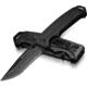 Kilimanjaro Gear Allatro Folding Knife,3.6in, Black G10 Handle, Black Plain Blade KJ910019