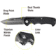 Kilimanjaro Gear Annex Folding Knife,3.5in, Black G10 Handle, Black Plain Blade KJ910029
