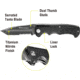 Kilimanjaro Gear Annex Folding Knife,3.5in, Black G10 Handle, Black Tanto ComboEdge Blade KJ910031