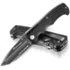 Kilimanjaro Gear Annex Folding Knife,3.5in, Black G10 Handle, Black Tanto ComboEdge Blade KJ910031