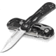 Kilimanjaro Gear Caula Folding Knife,3.4in, Black Skeletonized G10 Handle,Plain Blade KJ910023