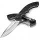 Kilimanjaro Gear Makazi Folding Knife,3.8in, Black G10 Handle,Plain Blade KJ910059