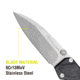 Kilimanjaro Gear Prota Assisted Open Folding Knife,2.6in, Black G10 Handle,Plain Blade KJ910200