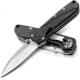 Kilimanjaro Gear Prota Assisted Open Folding Knife,2.6in, Black G10 Handle,Plain Blade KJ910200