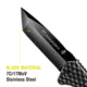 Kilimanjaro Gear UTAC Rescue Folding Knife,3.5in, Black G10 Handle, Black Tanto Blade KJ910033