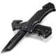 Kilimanjaro Gear UTAC Rescue Folding Knife,3.5in, Black G10 Handle, Black Tanto Blade KJ910033