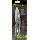 Kilimanjaro Gear Vertice Folding Knife,3in,Skeletonized Black Handle, Black Plain KJ910060