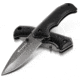 Kilimanjaro Gear Victus Folding Knife,3.5in, Black Handle, Black Plain Edge KJ910048