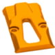 Killer Innovations Sig P320 Slide Rmr Cover Plate, Gold, SIGMISC324GLD