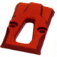 Killer Innovations Sig P320 Slide Rmr Cover Plate, Red, SIGMISC324RED