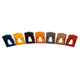 Killer Innovations Sig P320 Slide Rmr Cover Plate, Black, Blue, FDE, Gold, Gray, Orange