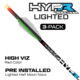 Killer Instinct Lighted Hypr Lite Crossbow Bolts, 20in, 3Pk, 2065-3