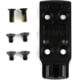 Kimber Optic Plate, For Kimber KDS9c to RMSc/Holosun K Footprint, Includes Rear Sight, Matte Finish, Black