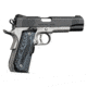 Kimber Master-Carry-Custom Pistol, .45 ACP, 5 in barrel, stainless steel frame, Crimson Trace Lasergrips grip, recoil operated semi-automatic, single-action, grip safety, manual thumb safety, fixed low profile, 8 round magazine, KMBR-MST-CY-CTM-FRRMPG