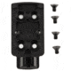 Kimber America Optic Plate, For Kimber KDS9c to Trijicon RMR Footprint, Includes Rear Sight, Matte Finish, Black 4200422