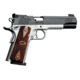 Kimber Rimfire-Target-Super Pistol, .22 Long Rifle, 5 in barrel, silver anodized alloy frame, black synthetic grip, blowback operated semi-auto, single-action, grip safety, manual thumb safety, Kimber adjustable, 10 round magazine, KMBR-RMF-TG-SPR-FRRMPG