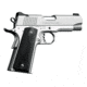 Kimber Stainless-Pro-Carry-II Pistol, .45 ACP, 4 in barrel, silver anodized alloy frame, black synthetic grip, recoil operated semi-automatic, single-action, grip safety, manual thumb safety, fixed low profile, 7 round magazine, KMBRSTPROCYII2-FRRMPG