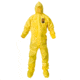 Kimberly Clark KleenGuard A70 Coveralls w/Ankles, Hood and Boot, Yellow, Extra Large, Case of 12, 00684