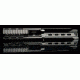 Kinetic Development Group MREX Modular 6.5 - Modular Receiver Extension, Includes rail, two picattiny rail sections, screw/wrench kit, Black MRX5-010