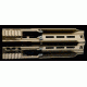 Kinetic Development Group MREX MLOK 4.9 - Modular Receiver Extension, Includes rail, two picattiny rail sections, screw/wrench kit, FDE MRX5-130