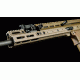 Kinetic Development Group MREX MLOK 4.9 - Modular Receiver Extension, Includes rail, two picattiny rail sections, screw/wrench kit, FDE MRX5-130