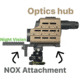 Kinetic Development Group NOX Nighttime Optic Extension, Anodized Black, MSH5-150