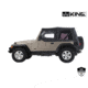 King 4WD Replacement Soft Top With Tinted Upper Doors, TJ, Black Diamond, 14010135T