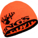 King's Camo Kings Logo Knit Beanie - Men's, Blaze Orange, One Size, KSW-KBEANIE-BLZ