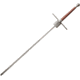 Kingston Arms Federschwert Fencing Sword, 38.25 spring steel blade, Brown cord wrapped handle, SM23330
