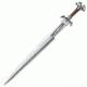 Kit Rae Amonthul Sword Of Avonthia, Brown Handle/silver blade, 40&quot; KR0069
