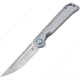 Kizer Cutlery Begleiter Framelock Titanium Folding Knife, 3.5 satin finish S35VN stainless blade, Gray titanium handle, 4458T2