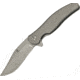Kizer Cutlery Compadre Framelock Folding Knife,4in,Gray,Titanium Handle KI5465A1