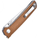 Kizer Cutlery Domin Folding Knife, 3.5in Stonewash Vg-10 SS Drop Point, Tan G10 Handle, Thumb Stud, Pocket Clip, V4516A4